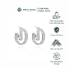 Khuyên tai bạc nữ 925 PMJ Đính đá lấp lánh Cenric Phúc Minh PMJS475K - 419.000đ