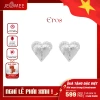Khuyên tai bạc nữ hình trái tim Jesmee Eros chạm khắc gân sọc - Giá ưu đãi 289k