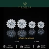 Khuyên Tai Bạc Nữ Hoa Hướng Dương Xi Vàng Trắng 6,5 Ly - PENDANT Giảm Giá 249k 3