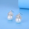 Khuyên tai bạc nữ PMJ 925 đính đá mặt ngọc trai - Tami Phúc Minh, chỉ 329k 8