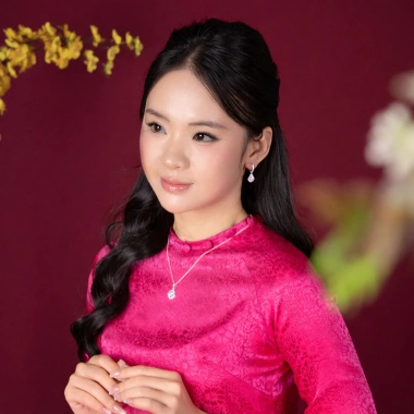 Khuyên tai bạc nữ PMJ Yona cao cấp đính đá sang trọng 559.000 VND Phuc Minh