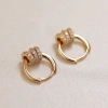 Khuyên tai bạc nữ PMJ93 vòng tròn nạm đá san - Thanh lịch, chỉ 439.000₫ 5