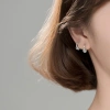 Khuyên tai bạc nữ PMJ93 vòng tròn nạm đá san - Thanh lịch, chỉ 439.000₫ 7