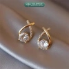 Khuyên tai bạc nữ TLEE Aven đính đá lấp lánh - Thiết kế tinh tế, giá ưu đãi 468.000 VND 6