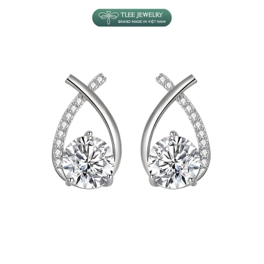 Khuyên tai bạc nữ TLEE Aven đính đá lấp lánh - Thiết kế tinh tế, giá ưu đãi 468.000 VND 10 Khuyên tai bạc nữ TLEE Aven đính đá lấp lánh - Thiết kế tinh tế, giá ưu đãi 468.000 VND 10