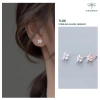 Khuyên tai bạc nữ TLEE bông hoa năm cánh - Nữ tính sang trọng, chỉ 182.000₫ 8