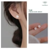 Khuyên tai bạc nữ TLEE bông hồng pha lê chuôi 925 cao cấp size hoa 8mm - Giá chỉ 312.000₫ 3