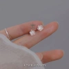Khuyên tai bạc nữ TLEE bông hồng pha lê chuôi 925 cao cấp size hoa 8mm - Giá chỉ 312.000₫ 7