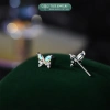Khuyên tai bạc nữ TLEE - Bông tai cánh bướm lấp lánh, giảm còn 360.000đ 8