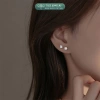 Khuyên tai bạc nữ TLEE đa dạng hình mặt đính đá chốt ren bi Giá 312.000đ 8