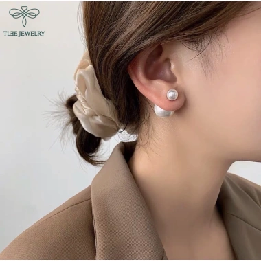 Khuyên tai bạc nữ TLEE ngọc trai nhân tạo B186 - Giá chỉ 416.000 VNĐ, giảm 20%
