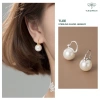 Khuyên tai bạc nữ TLEE - Trái chót khóa cài hạt to sang trọng, giảm giá 20% chỉ 468k 3