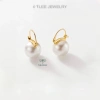 Khuyên tai bạc nữ TLEE - Trái chót khóa cài hạt to sang trọng, giảm giá 20% chỉ 468k 7