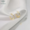 Khuyên tai bạc nữ TLEE tròn Twisted cá tính - 360.000 VNĐ (giá gốc 453.600) 5