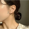 Khuyên tai bạc nữ TLEE tròn Twisted cá tính - 360.000 VNĐ (giá gốc 453.600) 6