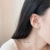 Khuyên tai bạc TLEE cánh bướm cách điệu sang trọng - Giá ưu đãi 520.000đ 2