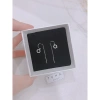 Khuyên tai Bạc tròn rủ đá cao cấp - Hoa tai nữ TUNA SILVER chuẩn Bạc, giá chỉ 299.000 VND 8