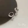 Khuyên tai bạc tròn TUNA SILVER đính đá - Bông tai nữ đẹp, giá chỉ 299.000₫ 5