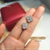 Khuyên tai bạc Ý cỏ 4 lá Duyson Silver bông tai mạ vàng trắng giá ưu đãi 560.000₫ 5