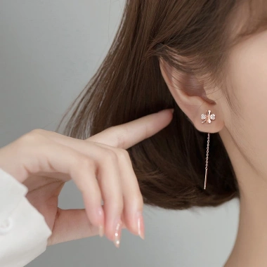 Khuyên tai bạc Ý s925 G7.425 thời trang - Giá chỉ 289.000đ AROCH Jewelry