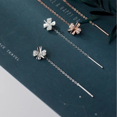 Khuyên tai bạc Ý s925 G7.425 thời trang - Giá chỉ 289.000đ AROCH Jewelry
