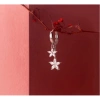 Khuyên tai bạc Ý s925 hai đôi hoa 5 cánh thả dài E3.919 - 557.000đ AROCH Jewelry 3