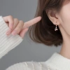 Khuyên tai bạc Ý s925 hoa anh đào ngọt ngào G7.503 - AROCH Jewelry giá ưu đãi 2