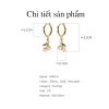 Khuyên tai bạc Ý s925 hoa anh đào ngọt ngào G7.503 - AROCH Jewelry giá ưu đãi 7