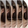 Khuyên Tai Bản To Kim Loại Tròn Phong Cách Hàn Quốc Y2K - Cá Tính, Dễ Phối Đồ BT50 27.000 VND
