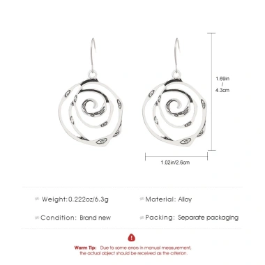 Khuyên tai Boho tròn phong cách BT21 - Vẻ đẹp vượt thời gian, giảm còn 26.100₫