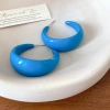 Khuyên tai C kim loại và acrylic mùa hè - Sang trọng, giá ưu đãi 23.500₫ 8