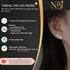 Khuyên tai kẹp đuôi cá ngọc trai bạc S999 - Phụ kiện thời trang cho phụ nữ 2