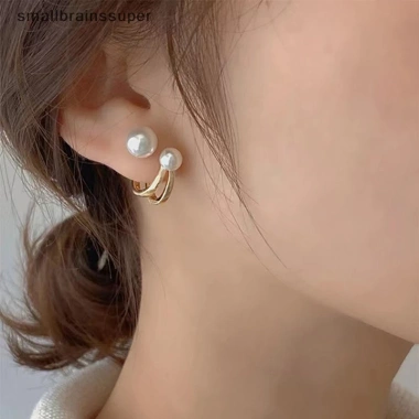 Khuyên tai kẹp ngọc trai thời trang Hàn Quốc 2.021 – Đơn giản, sang trọng, chỉ 38.115₫ 2