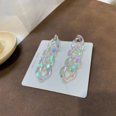 Khuyên tai nhựa size to nhiều màu pastel trẻ trung - dễ phối BT64 40.500 10