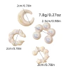 Khuyên Tai Nhựa Size To Trắng Sữa - Nhiều Mẫu, Dễ Phối Outfit, Giá 45.000đ 5