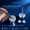 Khuyên Tai Nữ 1 Carat Moissanite Tròn Cao Cấp VELOURA Chính Hãng - 1.059.000₫ 3