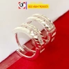 Khuyên tai nữ bạc Quang Thản gắn đá cobic trắng sáng, đeo sát tai - 390.000 VND 5