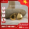 Khuyên tai nữ bản to đa giác Jesmee Amanda Hoops titan cao cấp - Giá chỉ 319.000đ