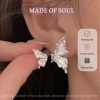 Khuyên tai nữ Butterflies bạc S925 MOS45 - Đá cao cấp, chính hãng, giảm giá 20%