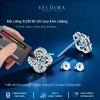 Khuyên tai nữ kim cương Moissanite 0,5ct – Chính hãng VELOURA Cỏ bốn lá cao cấp – Giá ưu đãi 1.055.000₫ 3