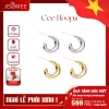 Khuyên tai nữ mạ vàng Cee Hoops Jesmee thiết kế chữ C sang trọng, giảm còn 249k
