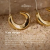 Khuyên tai nữ mạ vàng Cee Hoops Jesmee thiết kế chữ C sang trọng, giảm còn 249k 2
