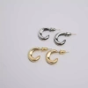 Khuyên tai nữ mạ vàng Cee Hoops Jesmee thiết kế chữ C sang trọng, giảm còn 249k 6