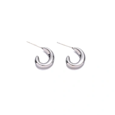 Khuyên tai nữ mạ vàng Cee Hoops Jesmee thiết kế chữ C sang trọng, giảm còn 249k