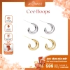 Khuyên tai nữ mạ vàng Cee Hoops Jesmee thiết kế chữ C sang trọng, giảm còn 249k 9