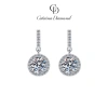 Khuyên tai nữ Moissanite 0.5 Carat Caterina Diamond tròn - Giá giảm 1.84 triệu