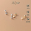 Khuyên tai trai chốt ren vặn bi bạc nữ tính TleeJewerly B200 - 208.000₫