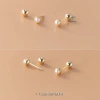 Khuyên tai trai chốt ren vặn bi bạc nữ tính TleeJewerly B200 - 208.000₫ 9