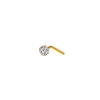 Khuyên trang sức bạc 925 hình chữ L đá zircon cong mũi - thiết kế đơn giản, nhấp nháy, giá ưu đãi 211.665₫ 5