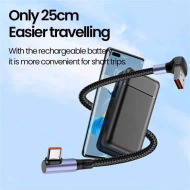Khuỷu tay đôi 66W 90° Cáp sạc USB sang Type‑C ngắn, hỗ trợ S23, iPhone 15/16, tốc độ nhanh, giá chỉ 58.438₫